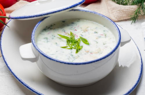 Cold cucumber joghurt soup recipe
